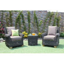 Conjunto de sofá em poliuretano intemporal para jardim ao ar livre